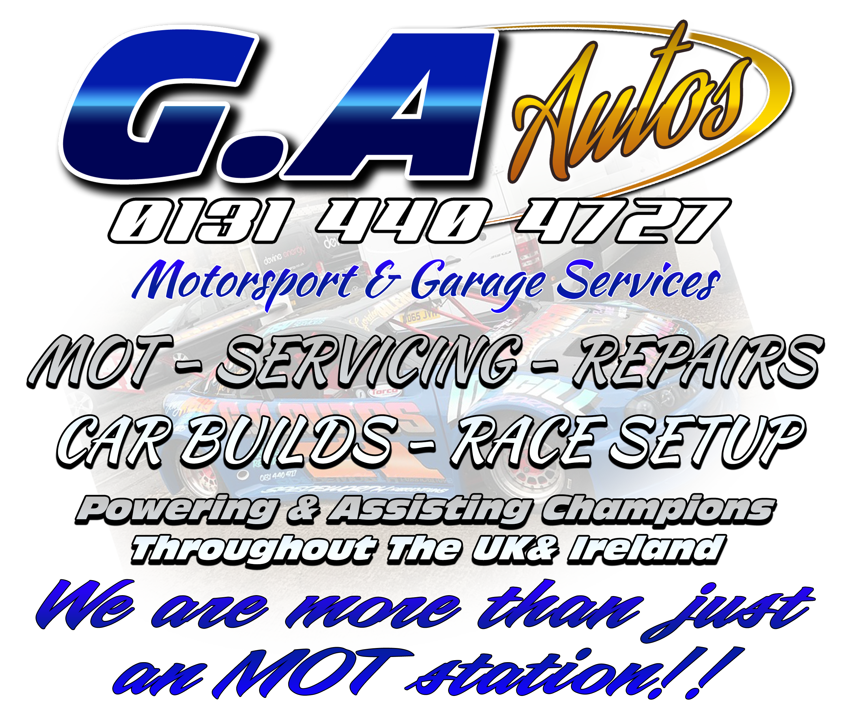 GA Autos, proud to be supporting Hardie Race Promotions